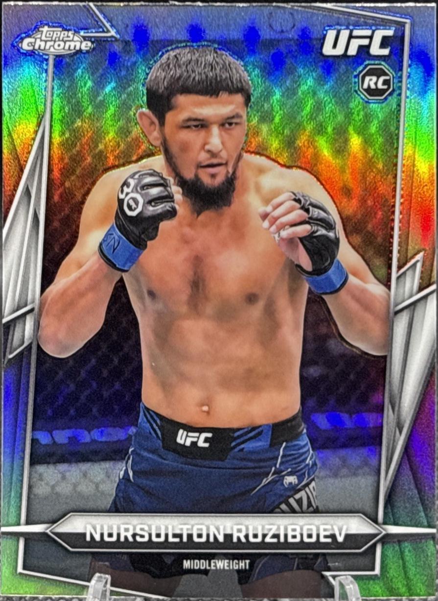 Nursulton Ruziboev 2026 Topps Chrome UFC Base #74 Refractor
