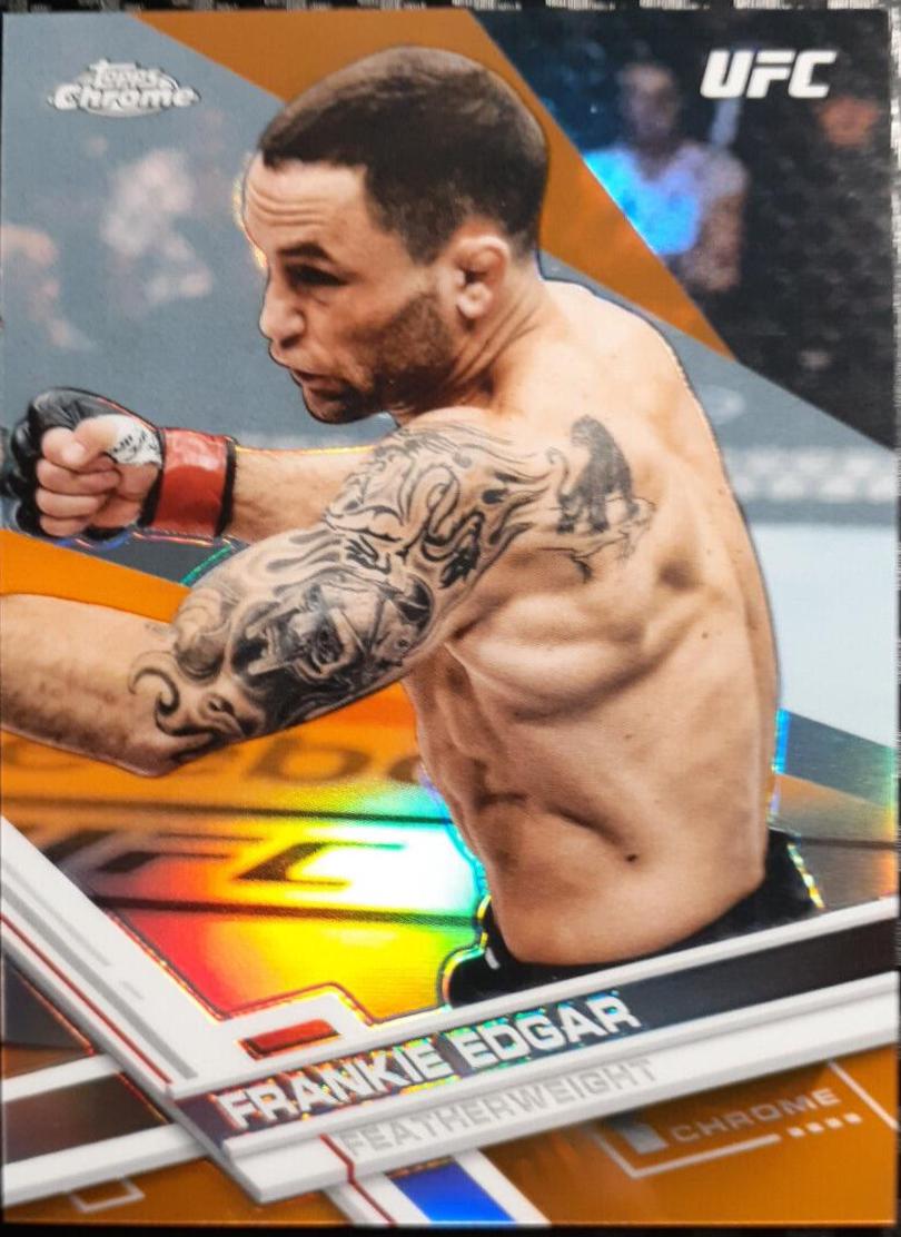 Frankie Edgar 2017 Topps Chrome UFC Base #56 Orange
