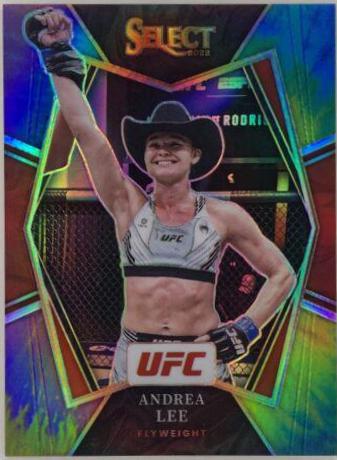 Andrea Lee 2022 Panini Select UFC Premier Level #166 Tie Dye