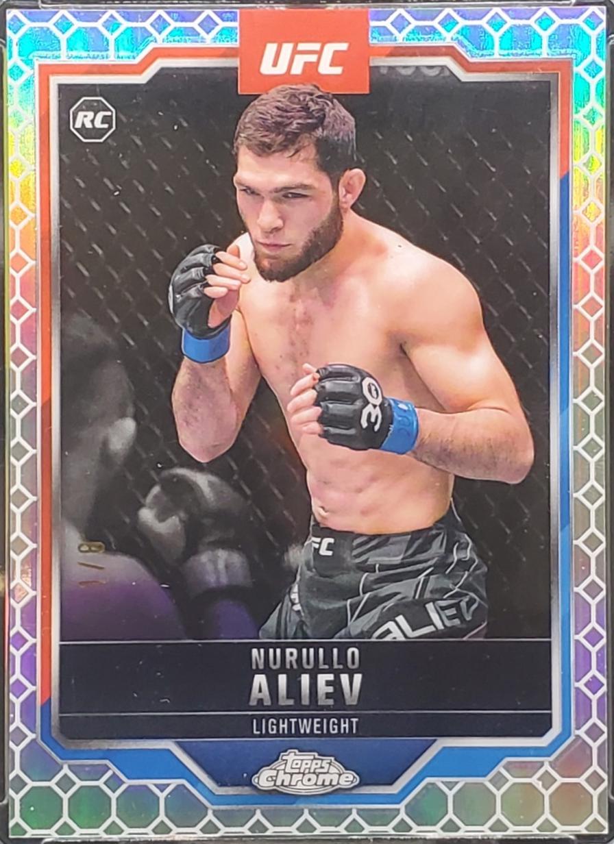 Nurullo Aliev 2025 Topps Chrome UFC Base #105 OctaFractor
