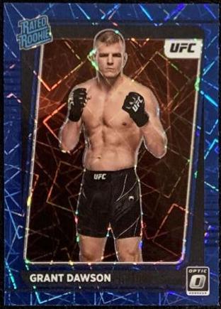 Grant Dawson 2022 Panini Donruss Optic UFC Base #101 Blue Velocity