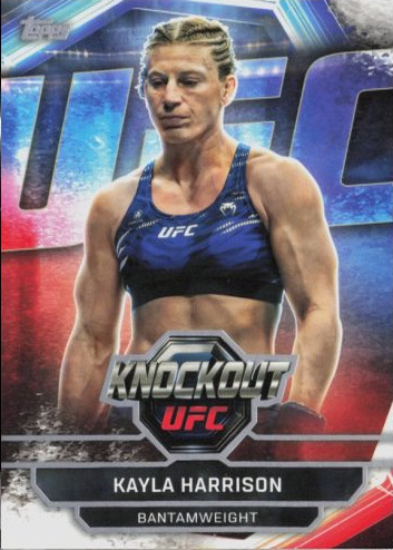 Kayla Harrison 2026 Topps Knockout UFC Base #8 Orange