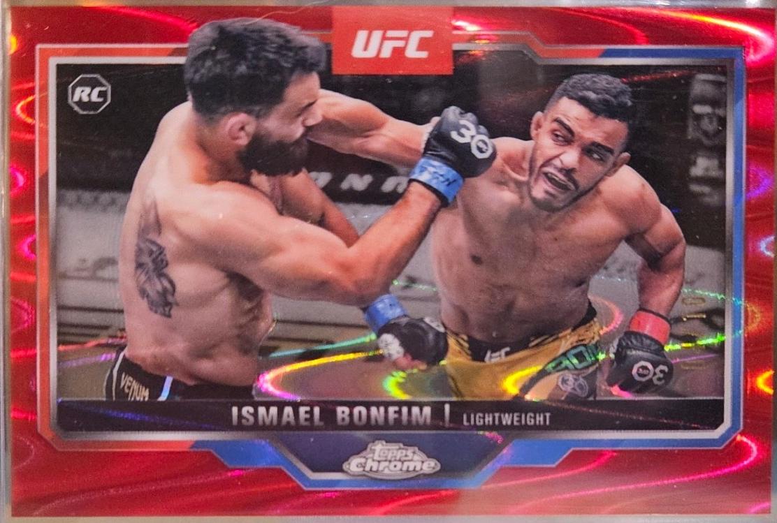 Ismael Bonfim 2025 Topps Chrome UFC Base #13 Black Refractor