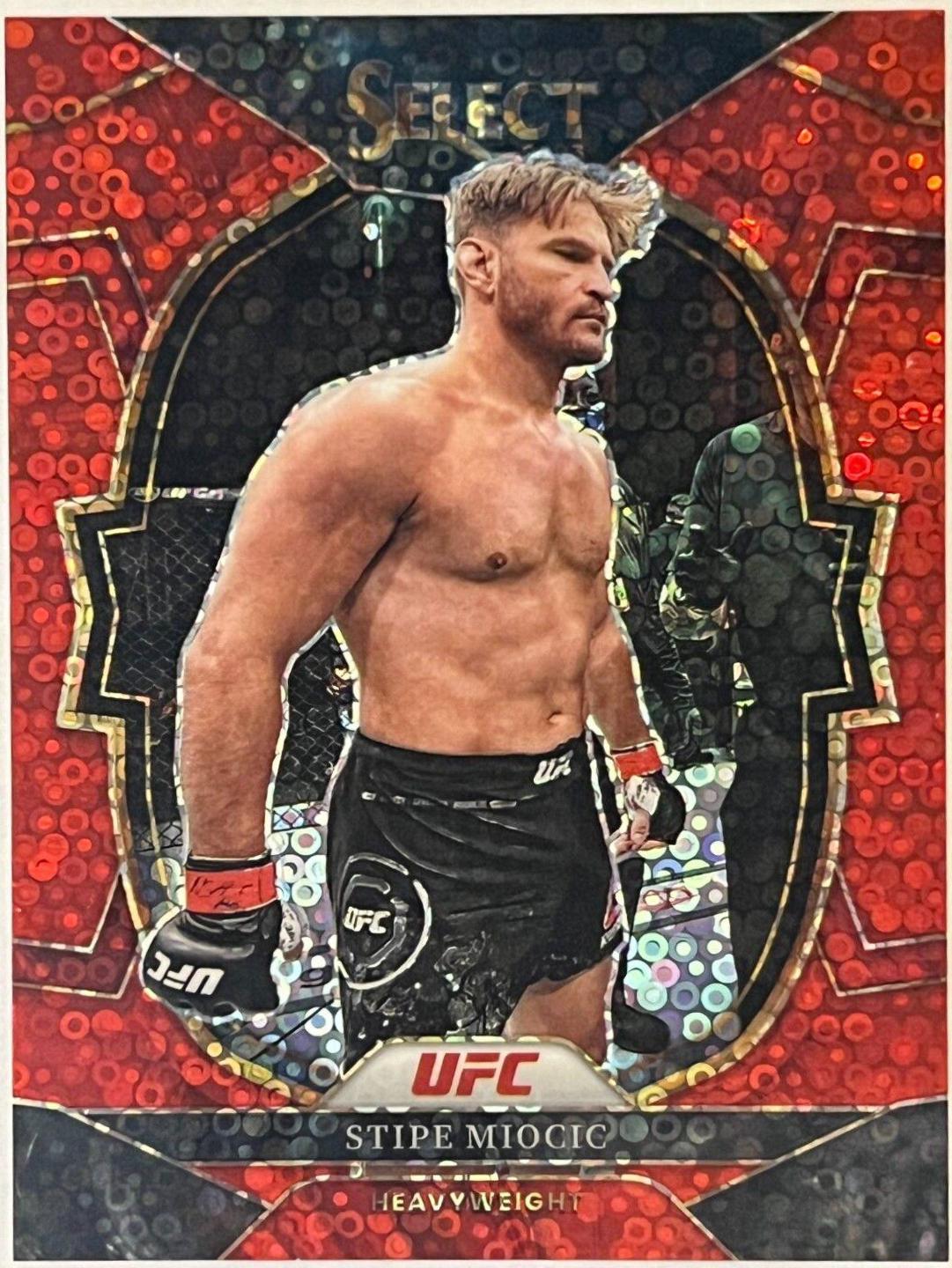 Stipe Miocic 2023 Panini Select UFC Concourse #43 Red Disco