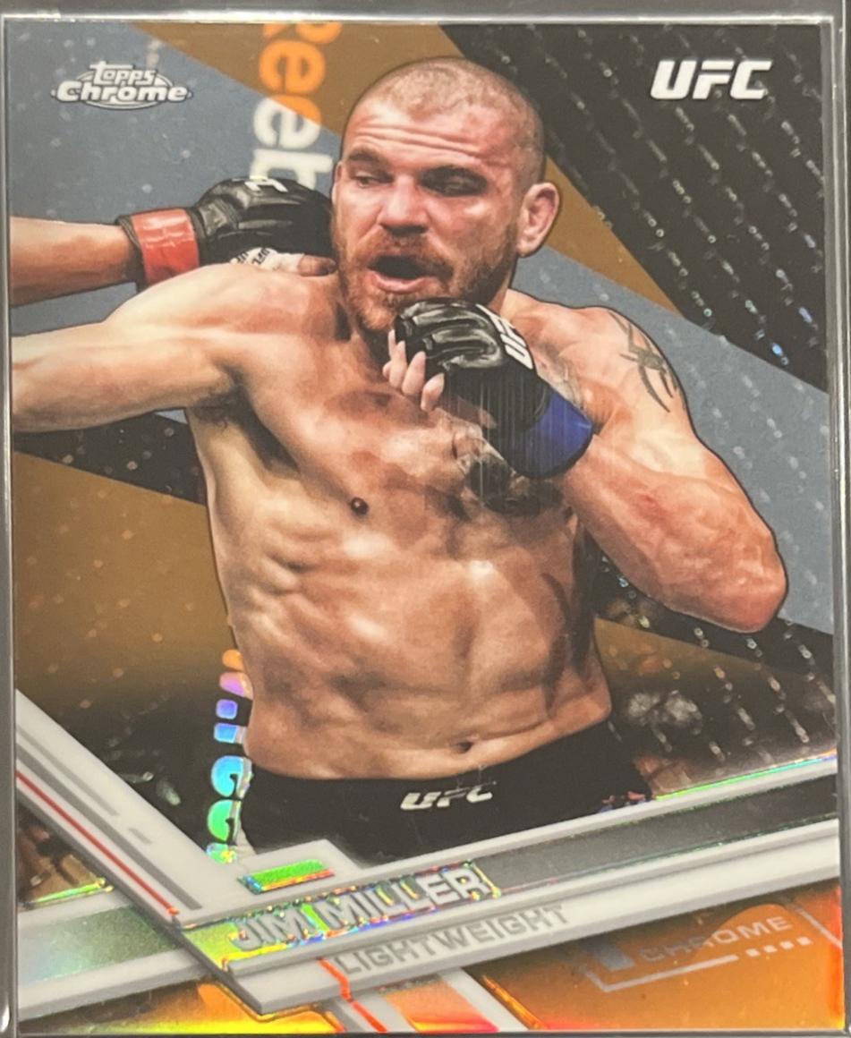 Joaquin Buckley 2025 Topps Chrome UFC Base #39 Orange Refractor