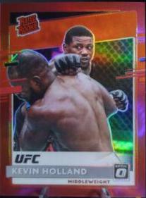 Kevin Holland 2021 Panini Chronicles UFC Base Optic Rated Rookies #218 Red