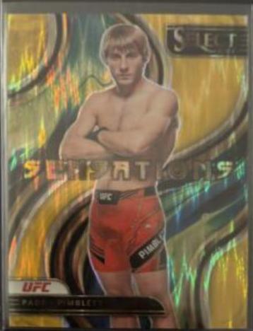 Paddy Pimblett 2023 Panini Select UFC Sensations #28 Gold