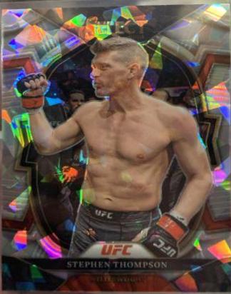 Stephen Thompson 2023 Panini Select UFC Concourse #33 Cracked Ice