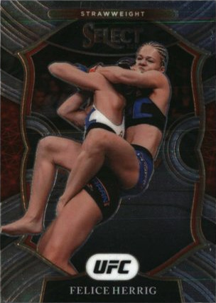 Felice Herrig 2021 Panini Select UFC Concourse #82 Black Disco