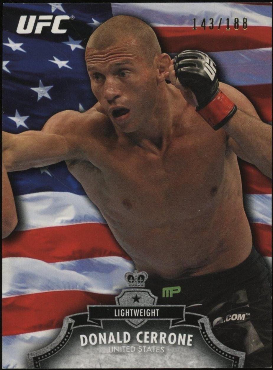 Donald Cerrone 2012 Topps UFC Bloodlines Base #87 Flag