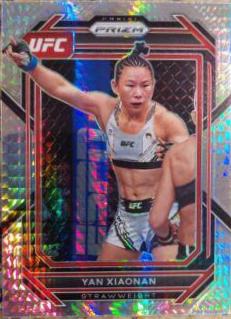 Yan Xiaonan 2023 Panini Prizm UFC Base #188 Hyper