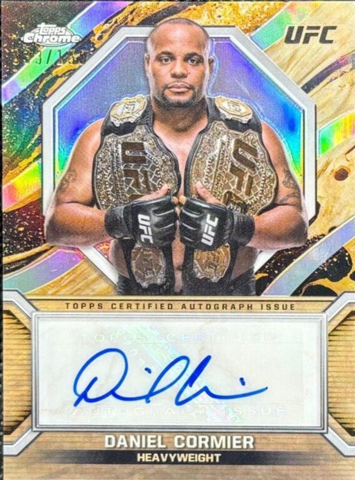 Daniel Cormier 2024 Topps Chrome UFC Marks of Champions #MOC-DCO Refractor