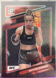 Maycee Barber 2022 Panini Donruss Optic UFC Base #99 Black Pandora
