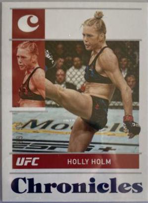 Holly Holm 2022 Panini Chronicles UFC Base Chronicles #63 Blue