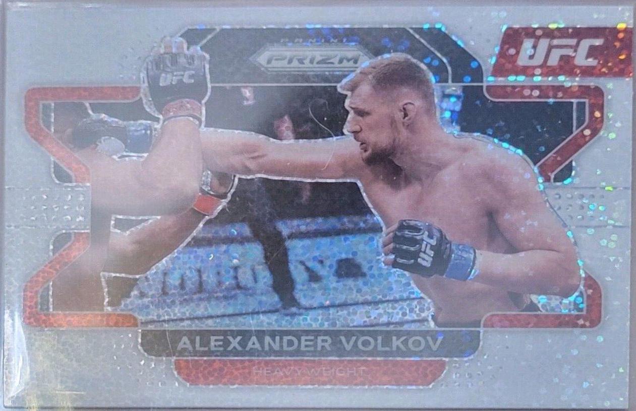 Alexander Volkov 2022 Panini Prizm UFC Base #45 White Sparkle
