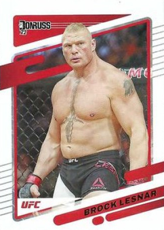 Brock Lesnar 2022 Panini Donruss UFC Base #160 Teal