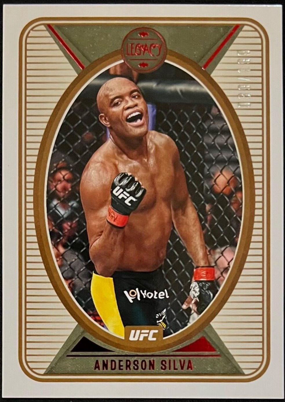 Anderson Silva 2022 Panini Chronicles UFC Base Legacy #145 Red