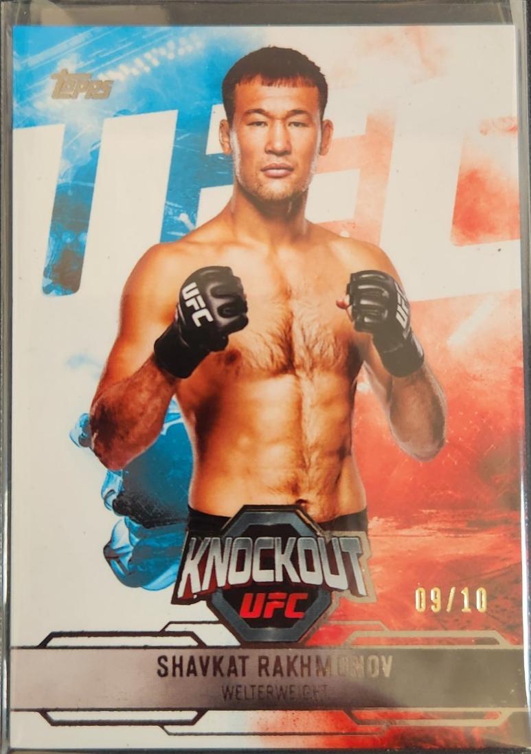 Shavkat Rakhmonov 2025 Topps Knockout UFC Base #45 Black