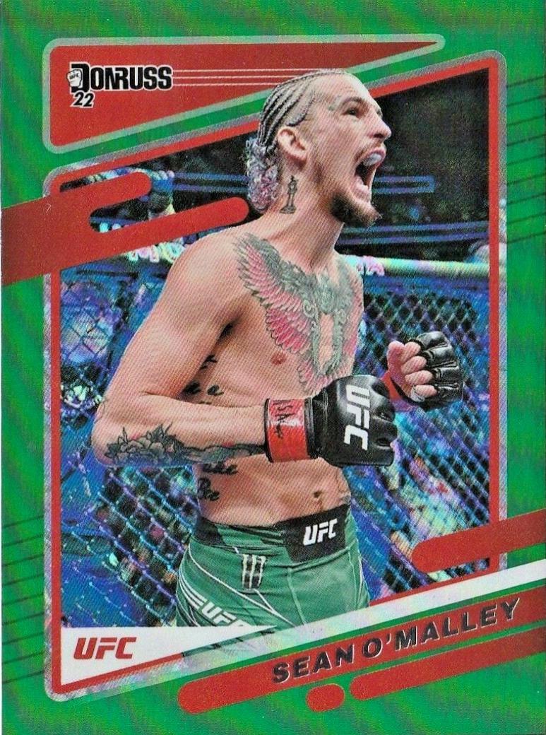 Sean O'Malley 2022 Panini Donruss UFC Base #48 Green