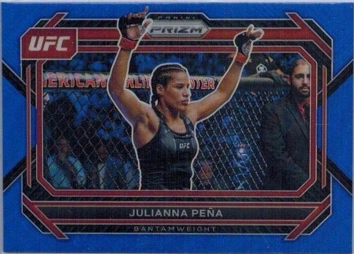 Julianna Peña 2023 Panini Prizm UFC Base #5 Blue
