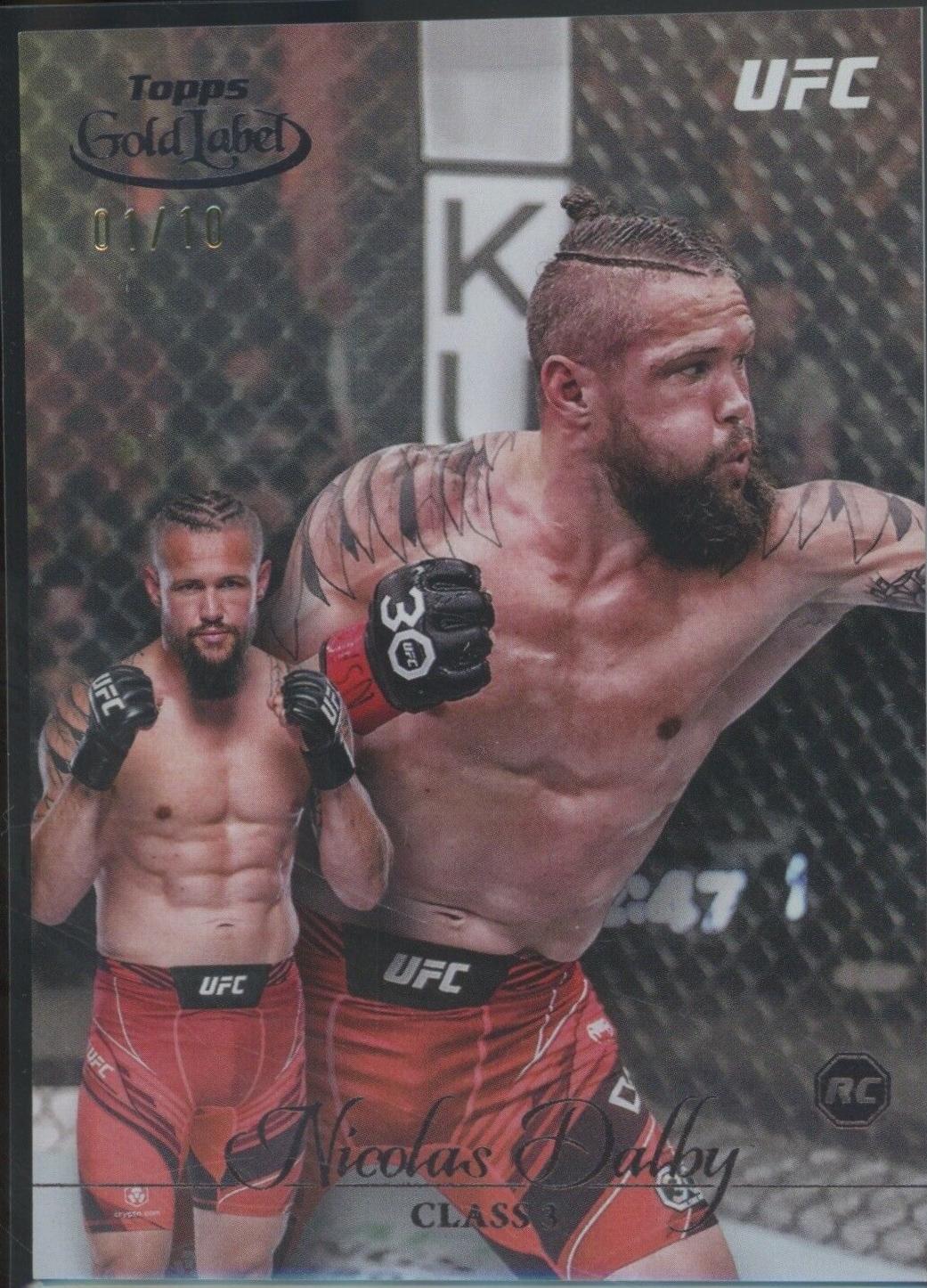 Nicolas Dalby 2024 Topps Gold Label UFC Base Class III #9 Red