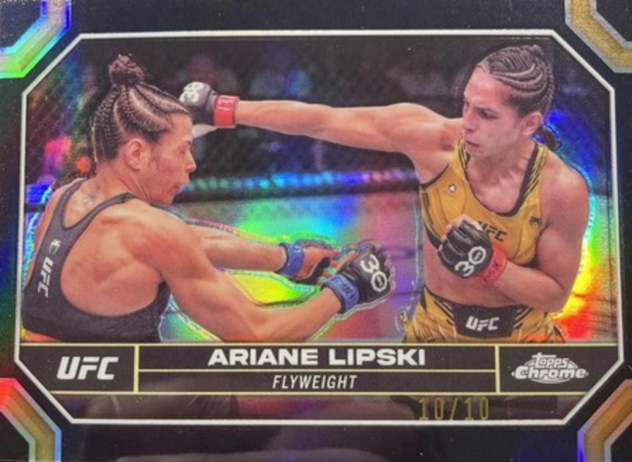 Ariane da Silva 2024 Topps Chrome UFC Base #103 Black Refractor