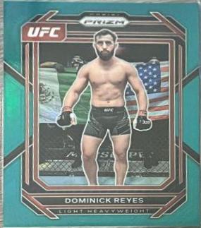 Dominick Reyes 2023 Panini Prizm UFC Base #185 Teal