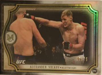 Alexander Volkov 2018 Topps UFC Museum Collection Base #29 Gold