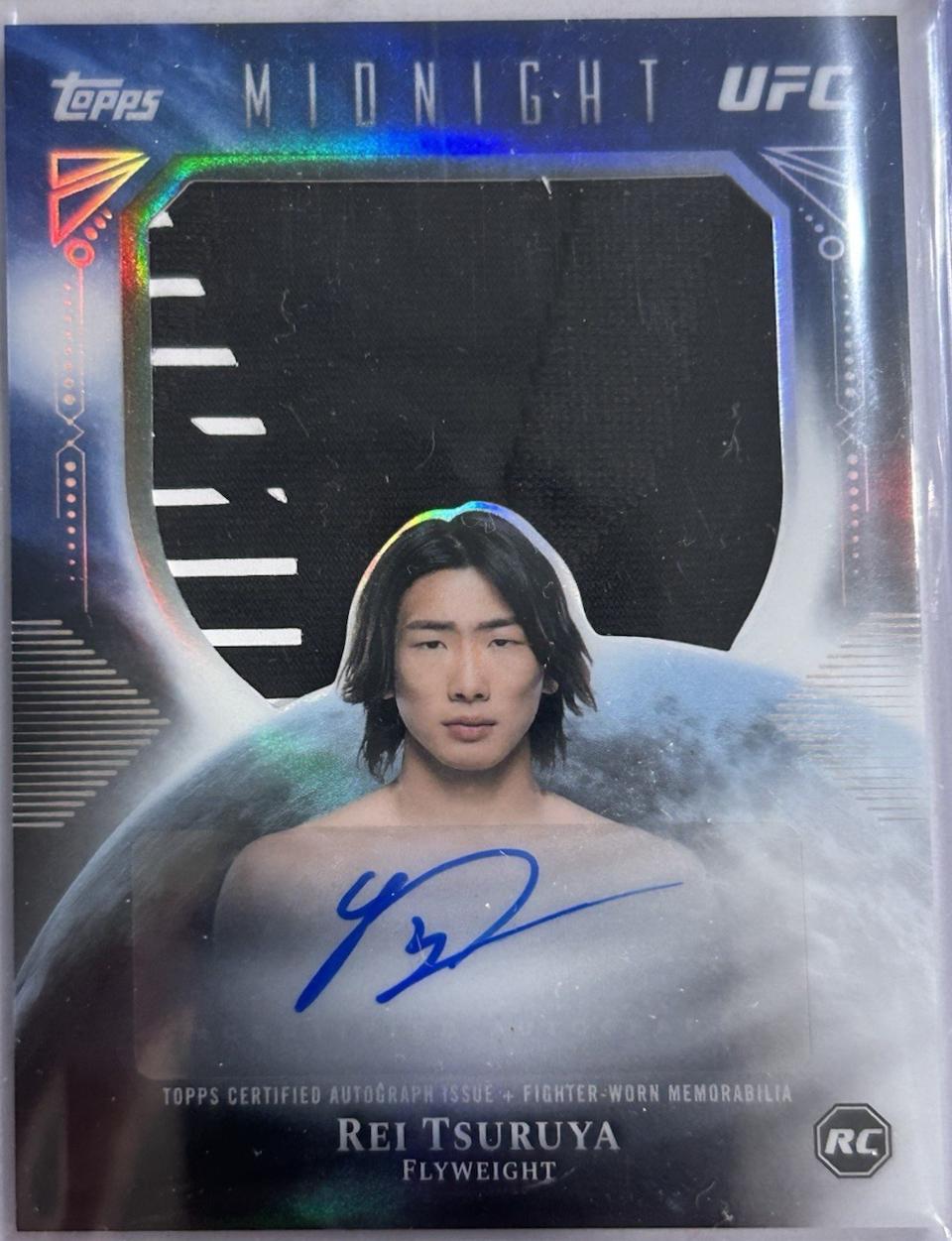 Rei Tsuruya 2026 Topps Midnight UFC Rookie Relic Autographs #RRA-RT Daybreak