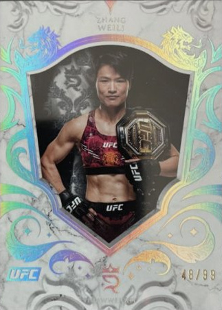 Zhang Weili 2025 Topps Royalty UFC Base #27 Platinum