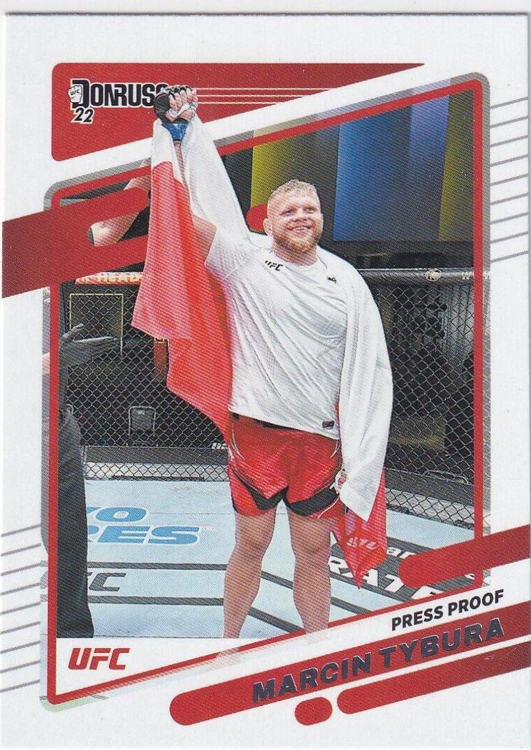 Marcin Tybura 2022 Panini Donruss UFC Base #54 Silver