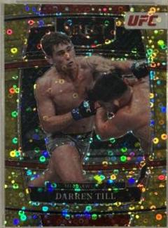 Darren Till 2022 Panini Select UFC Concourse #28 Gold Disco