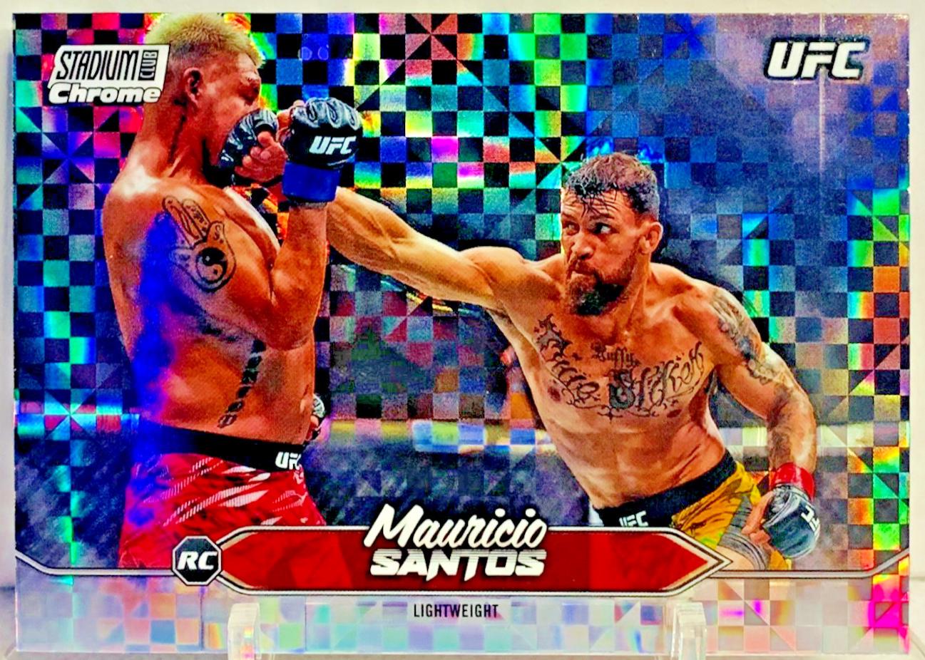 Mauricio Ruffy 2025 Topps Stadium Club UFC Base Chrome #C-105 X-Fractor