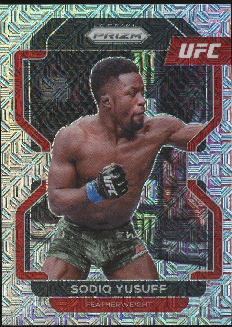 Sodiq Yusuff 2022 Panini Prizm UFC Base #192 Mojo