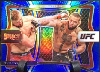 Thiago Santos 2021 Panini Select UFC Premier Level #106 Blue