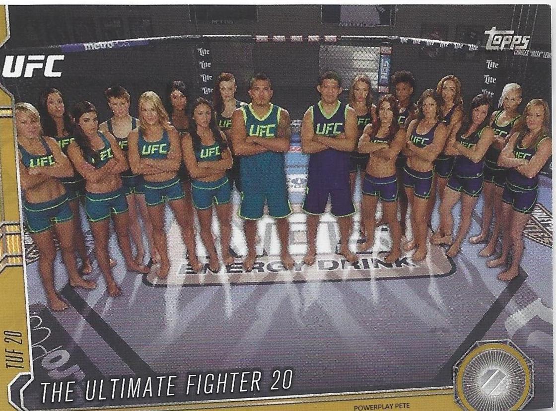 Base 2015 Topps UFC Chronicles Base #251 Gold