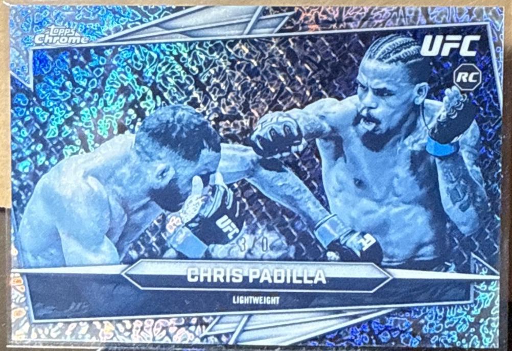 Chris Padilla 2026 Topps Chrome UFC Base #111 Frozenfractor