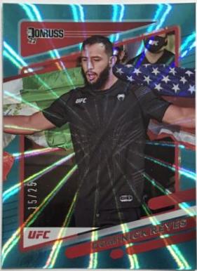 Dominick Reyes 2022 Panini Donruss UFC Base #9 Teal