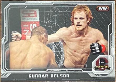 Gunnar Nelson 2014 Topps UFC Champions Base #56 Black