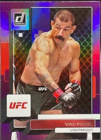 Vinc Pichel 2023 Panini Donruss UFC Base #193 Purple Laser