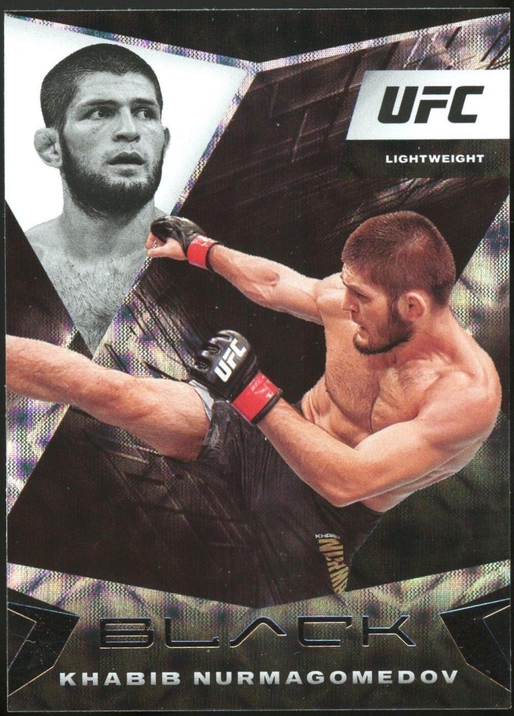 Khabib Nurmagomedov 2021 Panini Chronicles UFC Base Black #106 Asia
