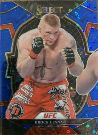 Brock Lesnar 2023 Panini Select UFC Concourse #50 Blue Disco