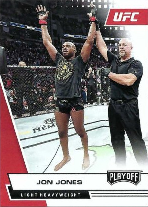 Jon Jones 2021 Panini Chronicles UFC Base Playoff #68 Blue