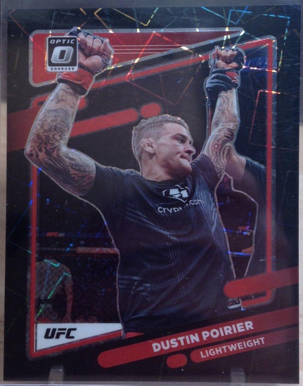 Dustin Poirier 2022 Panini Donruss Optic UFC Base #2 Black Velocity