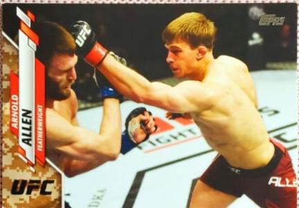 Arnold Allen 2020 Topps UFC Base #13 Camo
