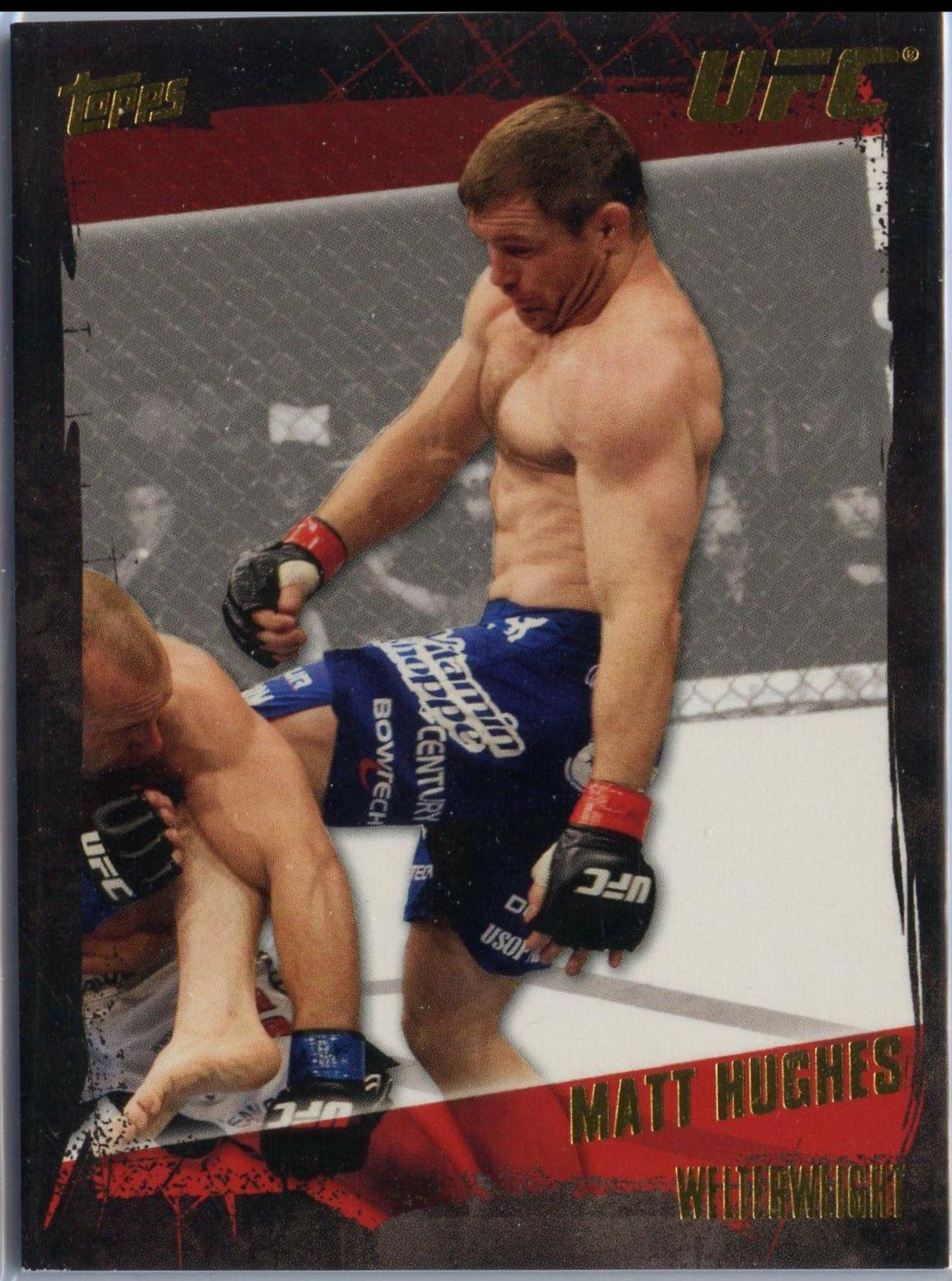 Matt Hughes 2010 Topps UFC Base #28 Gold