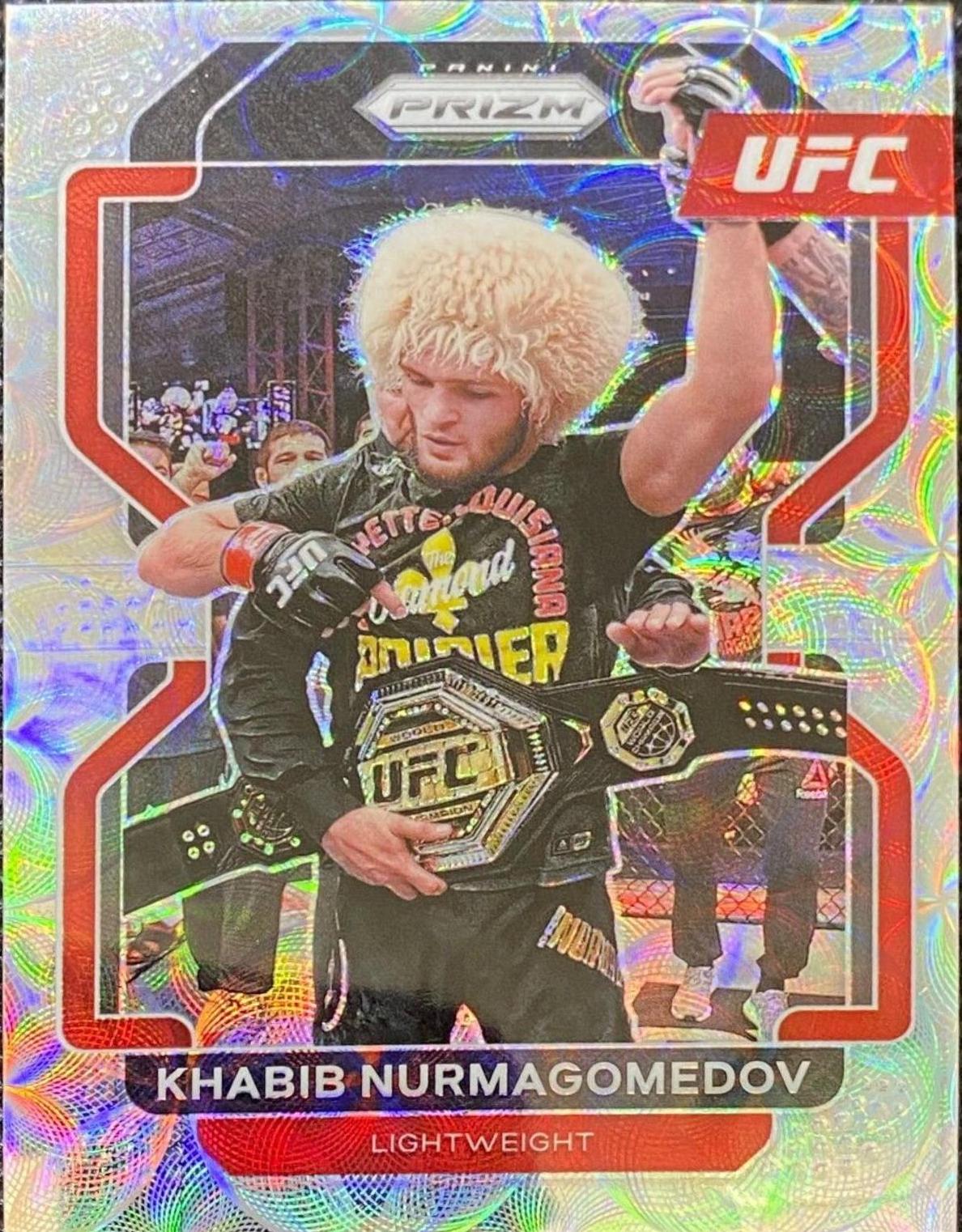Khabib Nurmagomedov 2022 Panini Prizm UFC Base #196 Premium