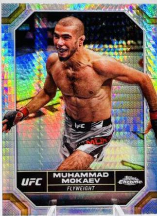 Muhammad Mokaev 2024 Topps Chrome UFC Base #144 Prism Refractor