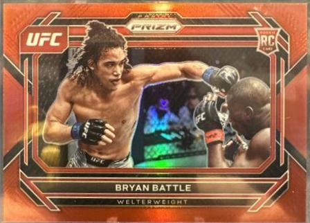 Bryan Battle 2023 Panini Prizm UFC Base #58 Red