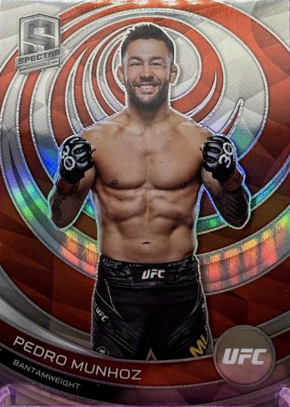 Pedro Munhoz 2023 Panini Chronicles UFC Base Spectra #379 Silver